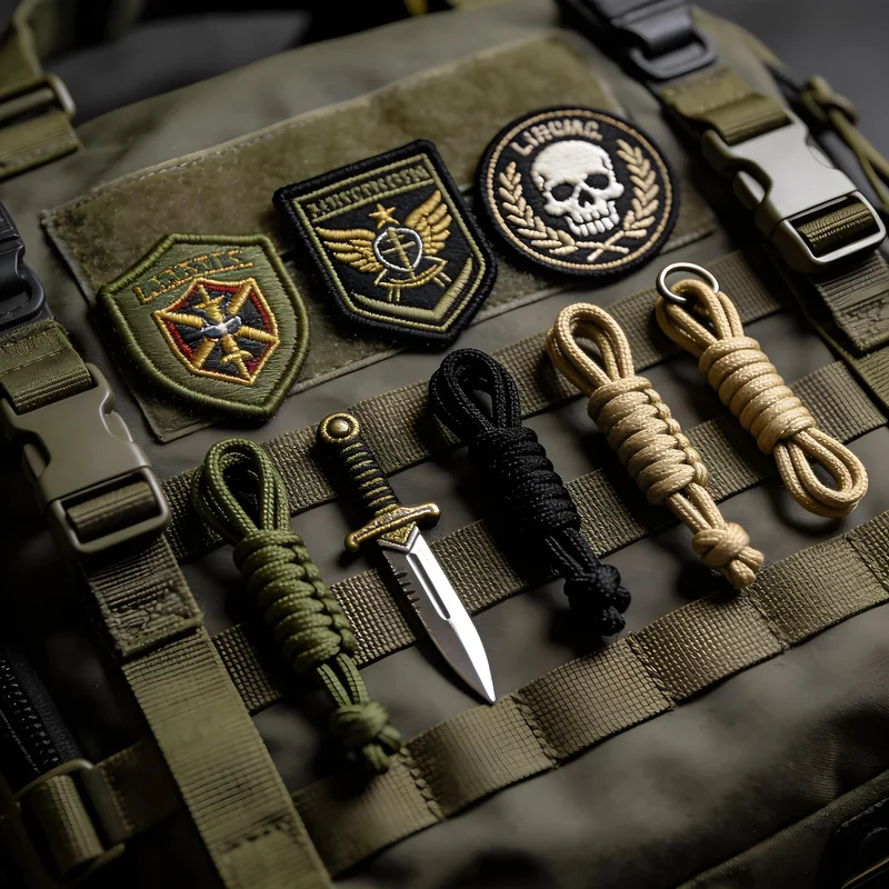 Tactical accessories belts pouches and lights