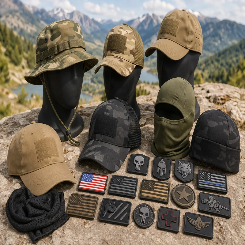 Tactical hats beanies morale patches and ID