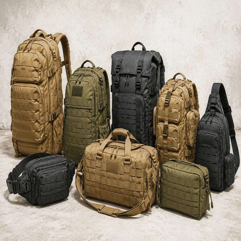 Tactical backpacks and bags for outdoor adventures