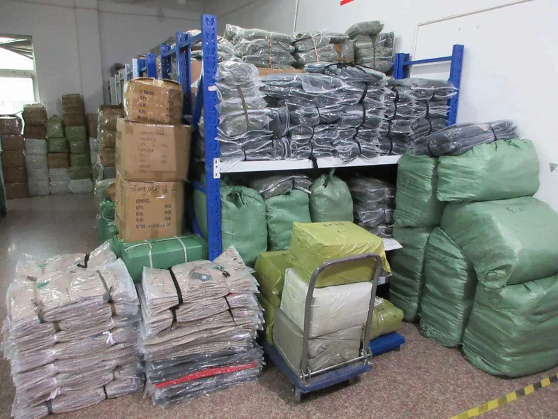 Finished product packaging and inspection line at factory