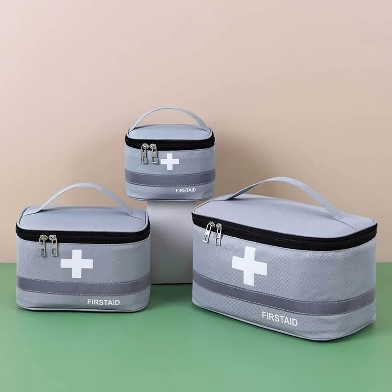 Oxford Medicine Bag Outdoor Hiking — Black view 3
