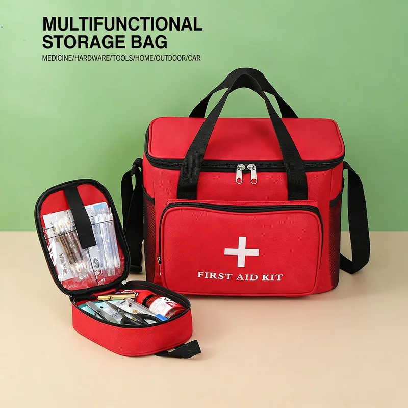 Outdoor Medical Shoulder Bag — Black — IFAK & Medical Equipment