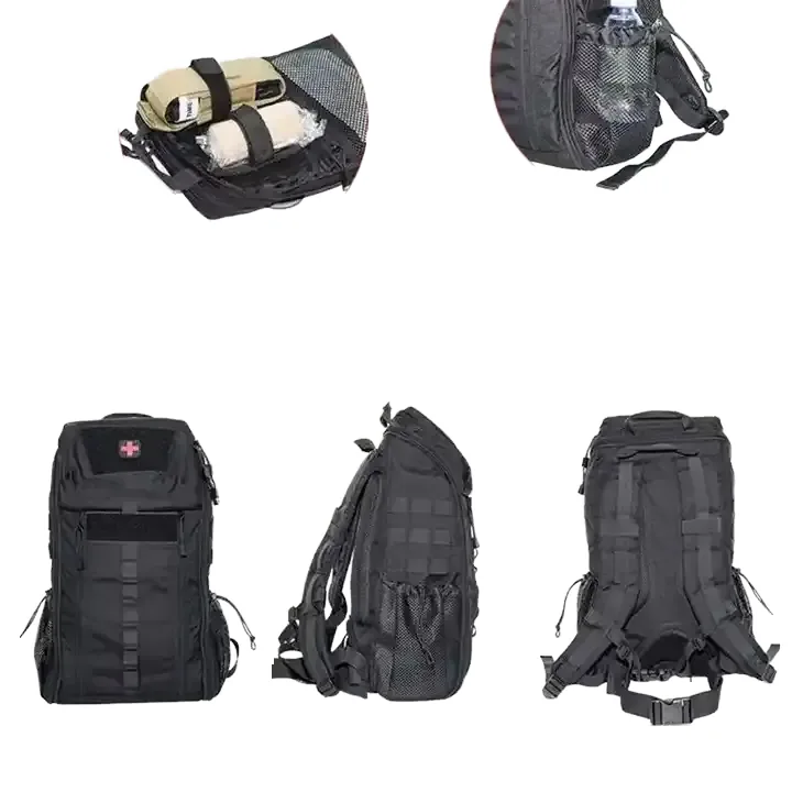 Camouflage Tactical Backpack First Aid — Camo view 3