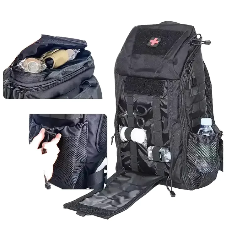 Camouflage Tactical Backpack First Aid — Camo view 4