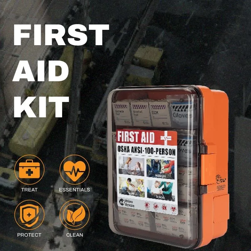 Outdoor Medical Box Survival Kit — Orange — IFAK & Medical Equipment