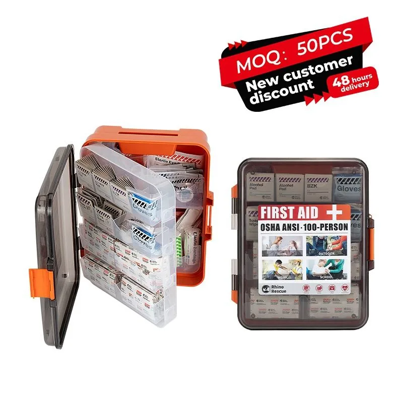 Outdoor Medical Box Survival Kit — Orange view 5