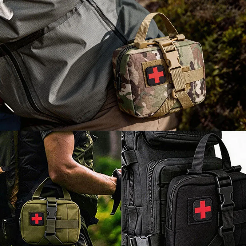 Small Individual First Aid IFAK Kit — Black view 4