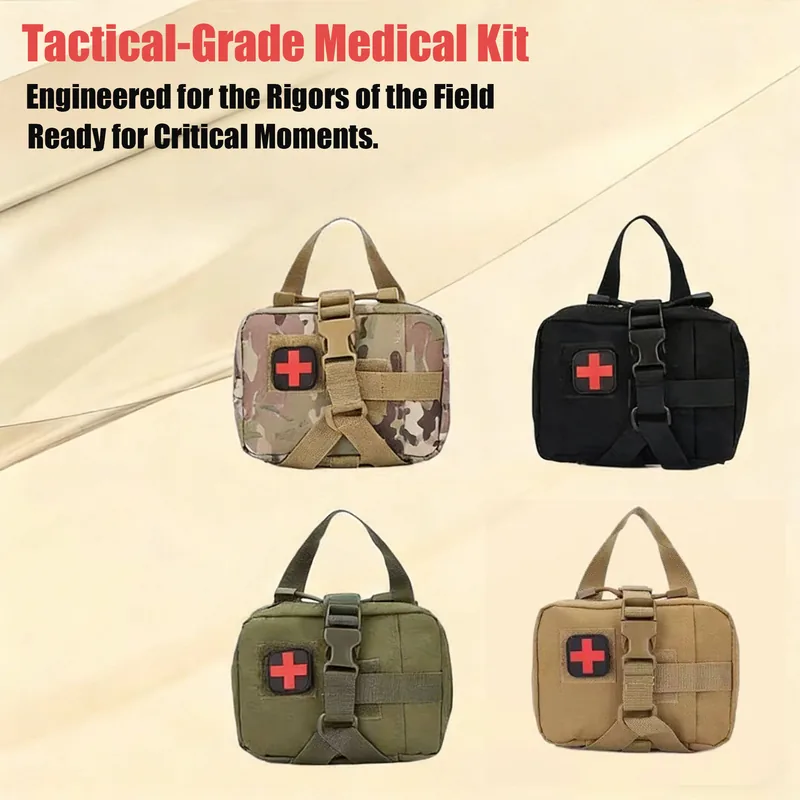 Small Individual First Aid IFAK Kit — Black view 6