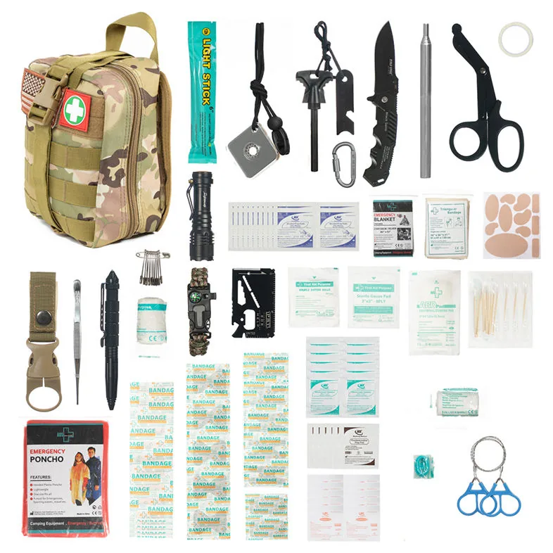 Personal Tactical First Aid Fanny Pack — Black — IFAK & Medical Equipment
