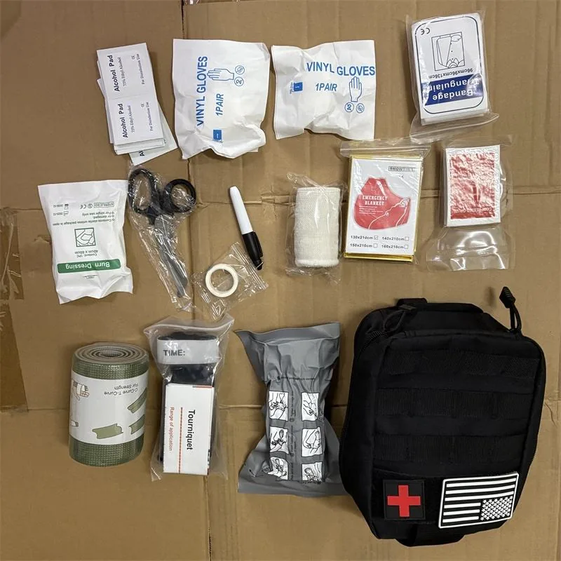 Portable IFAK MOLLE Utility Bag — Black view 6