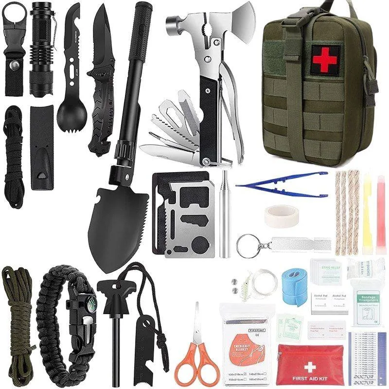 Survival Gear First Aid Kit — Black view 5