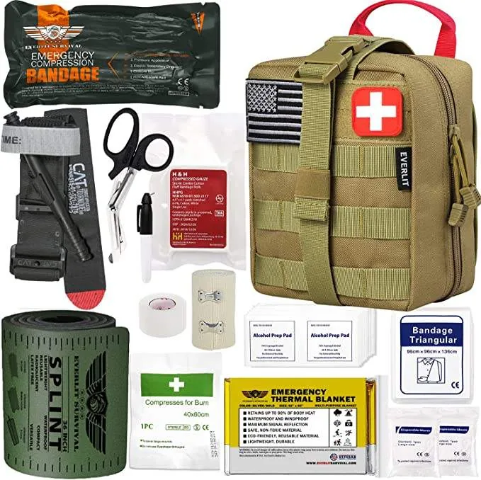 MOLLE Emergency IFAK EDC Pouch — Black view 2