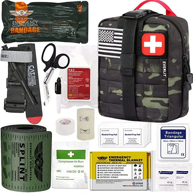 MOLLE Emergency IFAK EDC Pouch — Black view 5