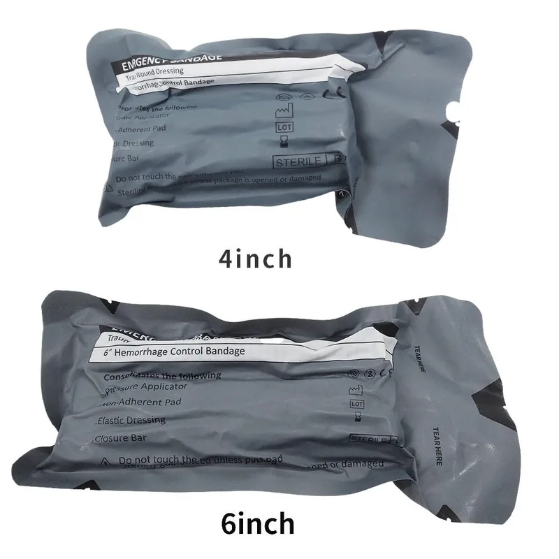 4-6 Inch High Elastic Bandage — Black view 6