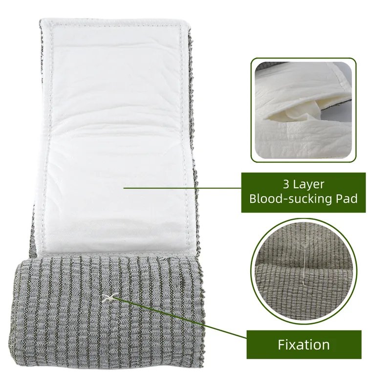 4 Inch Israeli Combat Bandage — Green view 3