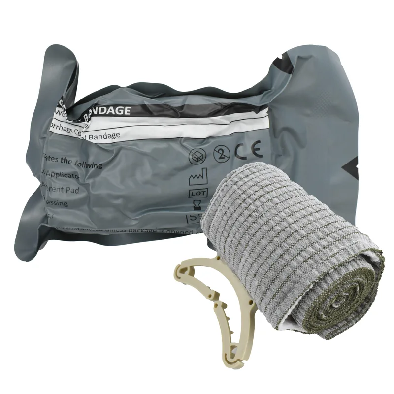 4 Inch Israeli Combat Bandage — Green view 6