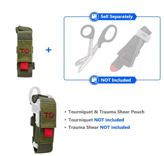 TQ Tourniquet Medical Holder Pouch — Black view 3