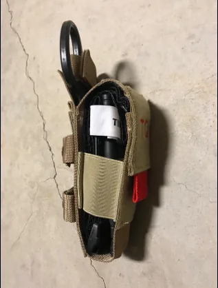 TQ Tourniquet Medical Holder Pouch — Black view 6