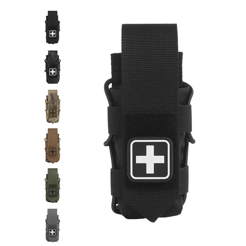 Tactical Medical TQ Pouch Emergency — Black — IFAK & Medical Equipment