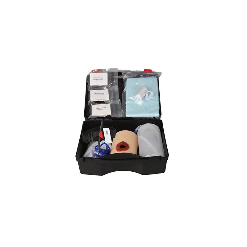 PVC Gunshot Wound Pack Trainer with Tourniquet Hemostasis Model view 2