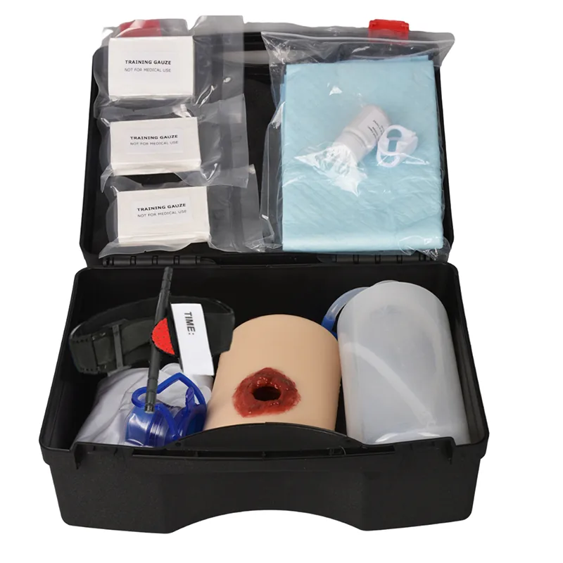PVC Gunshot Wound Pack Trainer with Tourniquet Hemostasis Model view 3