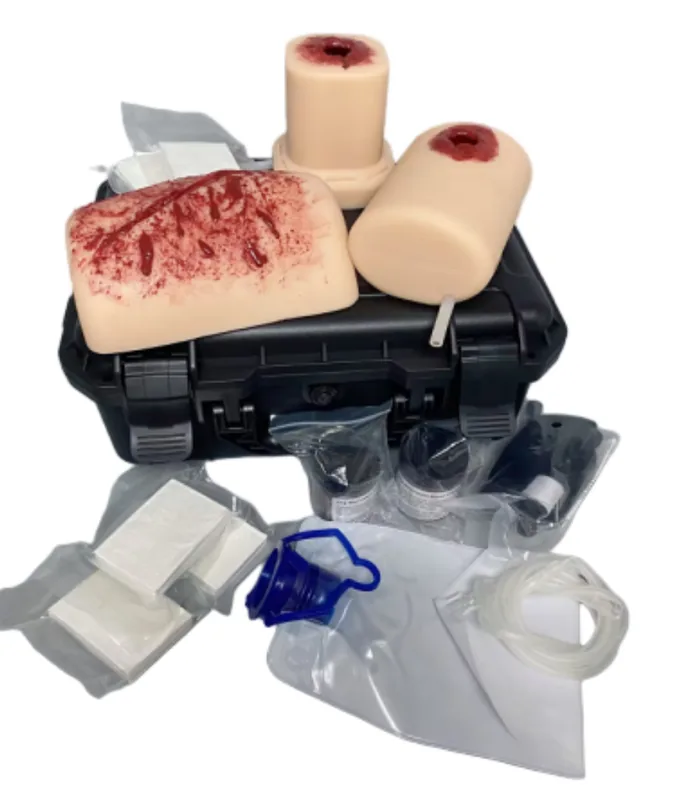 Stop Bleeding Control Training Kit with Three Wound Packing Simulators — IFAK & Medical Equipment