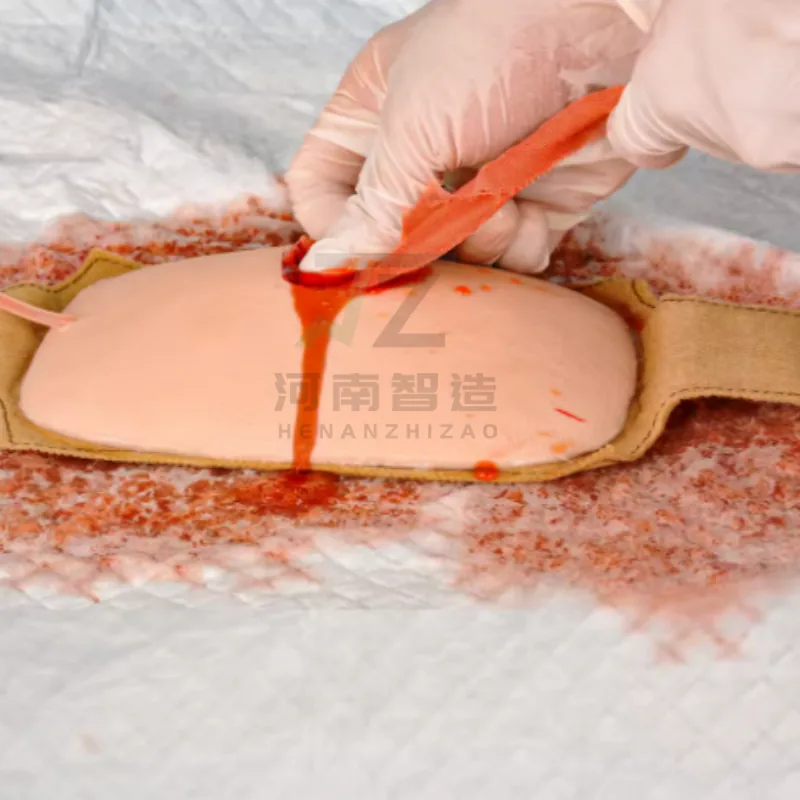 Wearable Bleeding Wound Simulator Kit with Wound Packing Trainer view 6