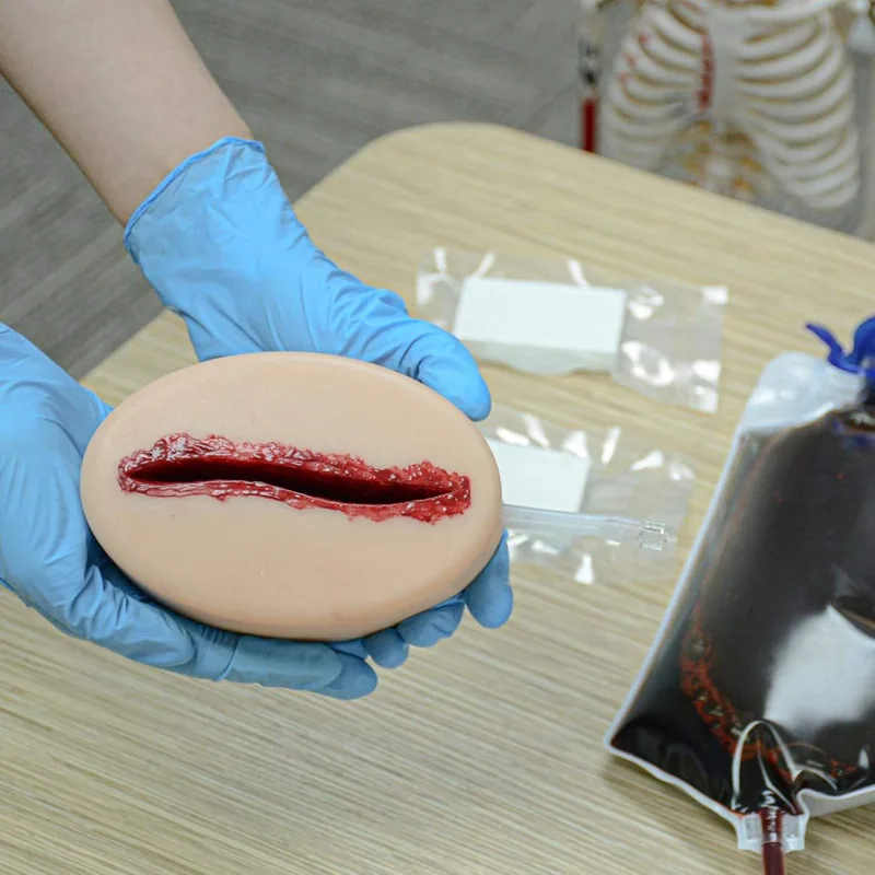 Stop the Bleed Training Kit with Simulated Wound Packing and Tourniquet Trainer — IFAK & Medical Equipment