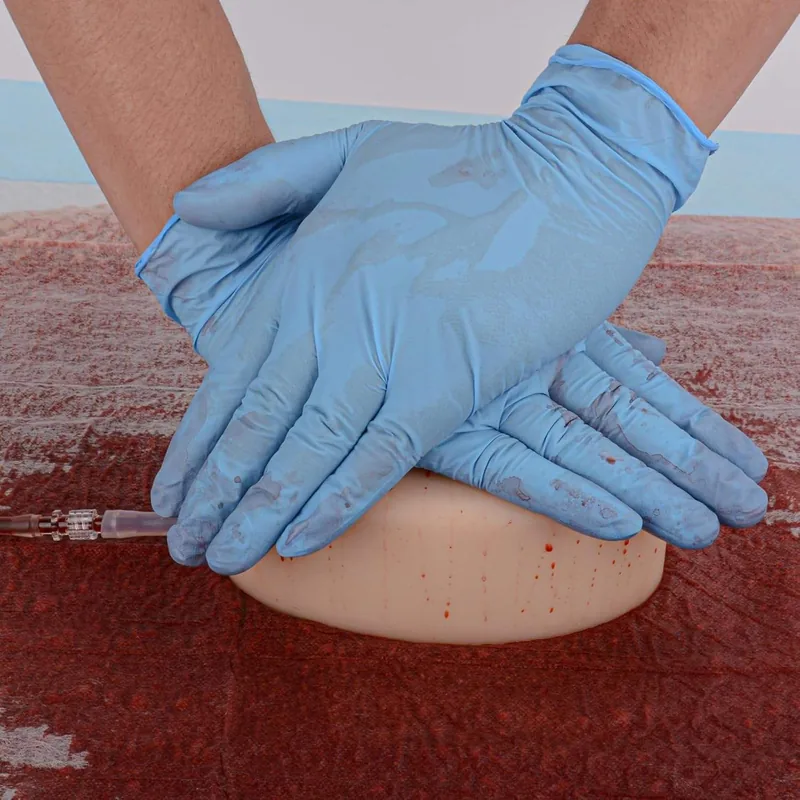 Stop the Bleed Training Kit with Simulated Wound Packing and Tourniquet Trainer view 3