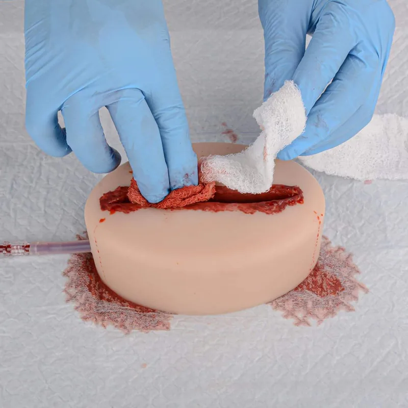 Stop the Bleed Training Kit with Simulated Wound Packing and Tourniquet Trainer view 4