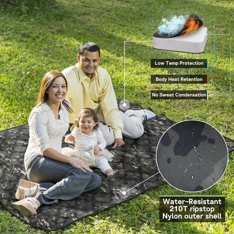 Extreme Warm Tactical Insulated Blanket — Camo view 3