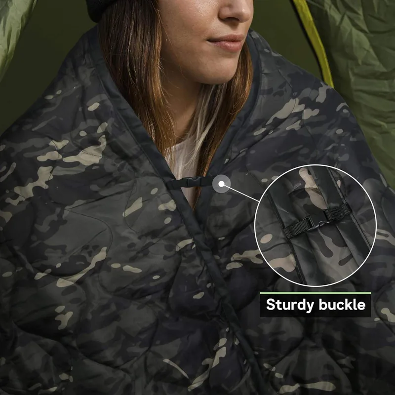Extreme Warm Tactical Insulated Blanket — Camo view 4