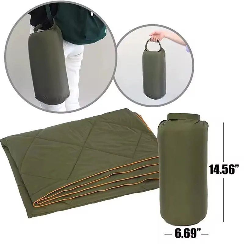 Waterproof Insulation Poncho Liner — Camo view 3