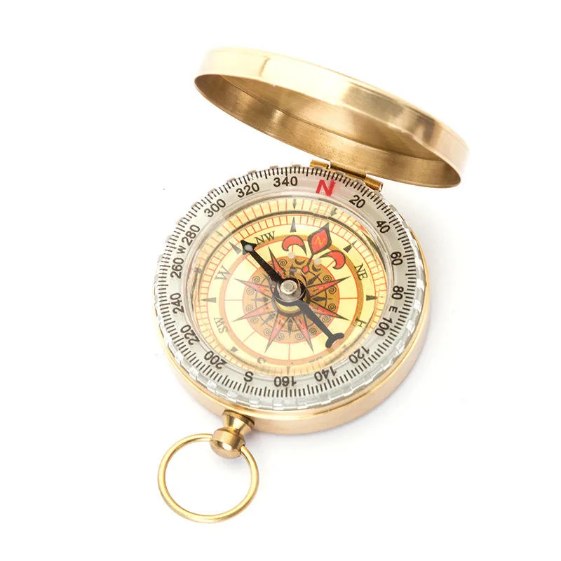 Military Grade Tactical Compass — Copper — Survival & Outdoor Tools