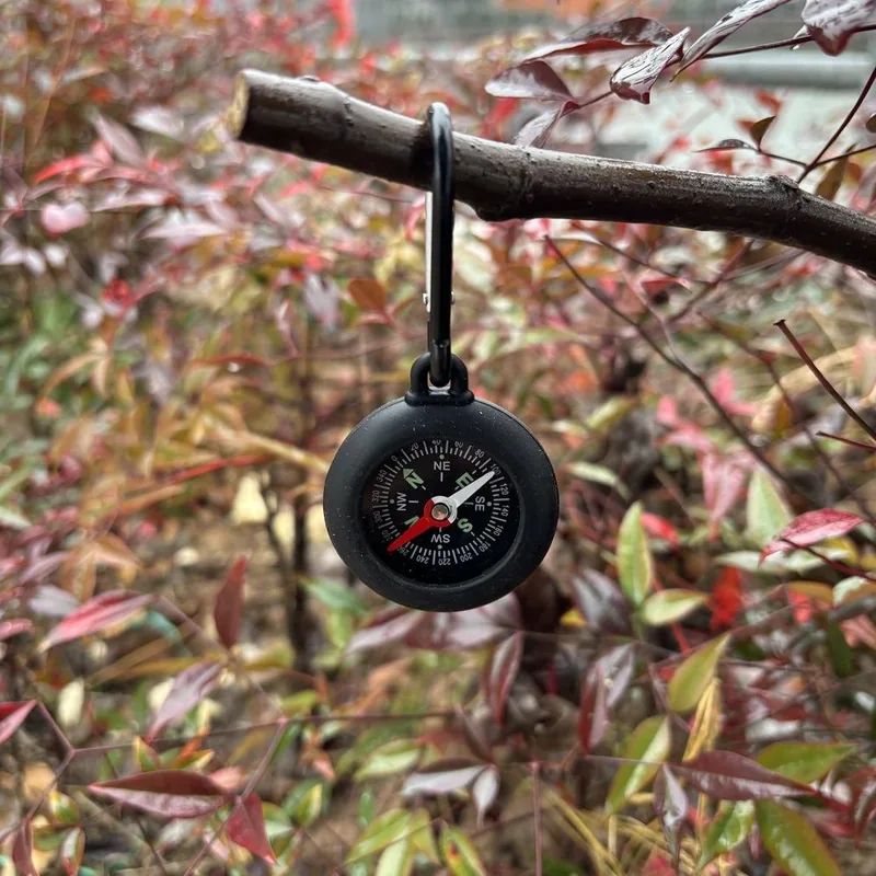 Aluminum Case Tactical Compass — Black view 3