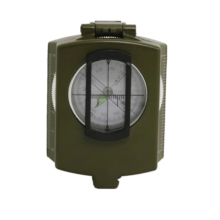 Aluminum Lensatic Survival Compass — Silver view 3
