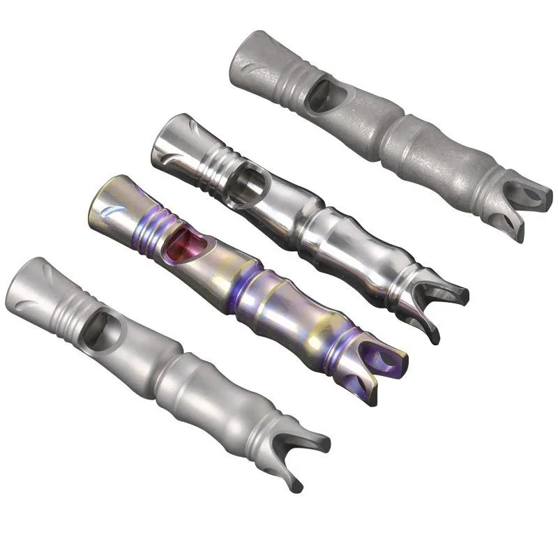 Titanium Alloy Dog Whistle Survival — Silver — Survival & Outdoor Tools
