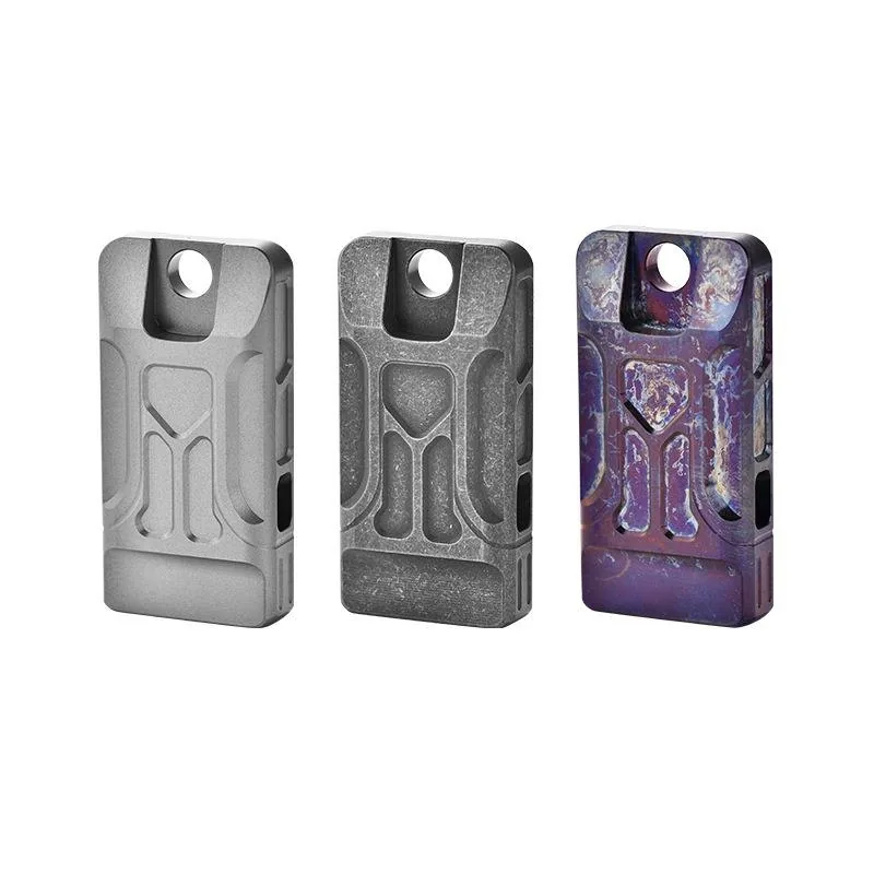 Titanium Alloy Emergency Survival Whistle — Black — Survival & Outdoor Tools