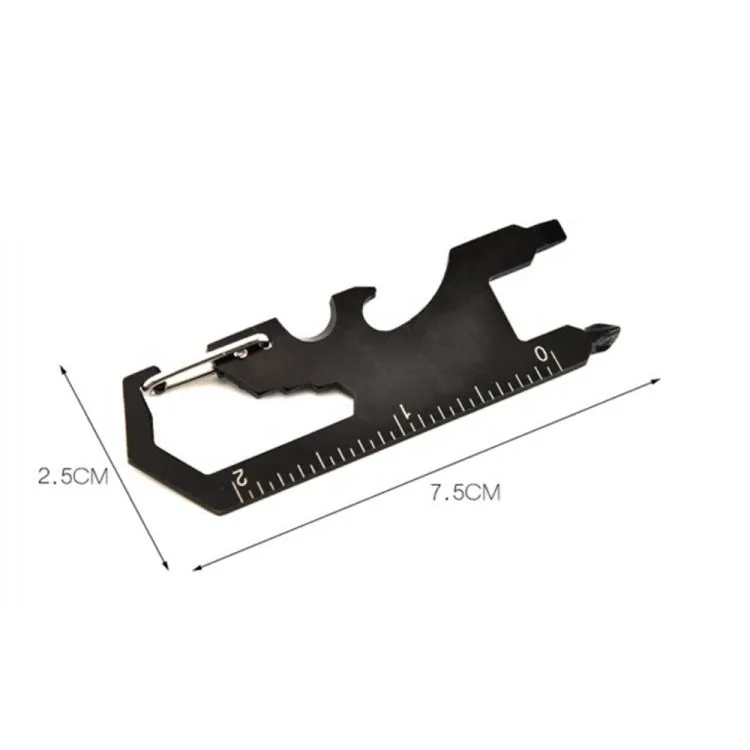 Outdoor Multifunction Tool Card — Silver — Survival & Outdoor Tools