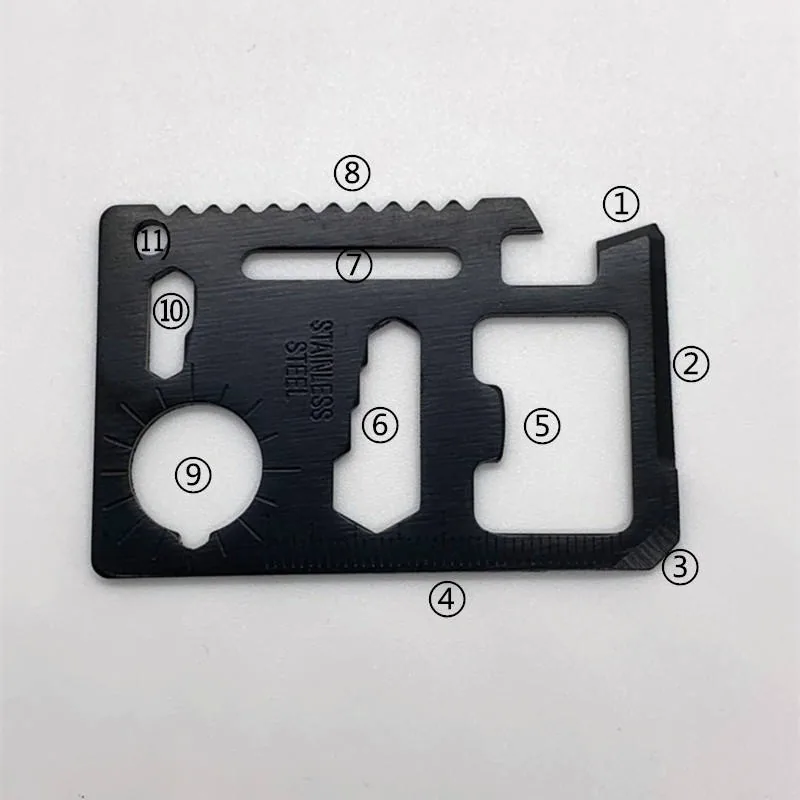 Outdoor Multi-Function Mini Tool — Black view 4