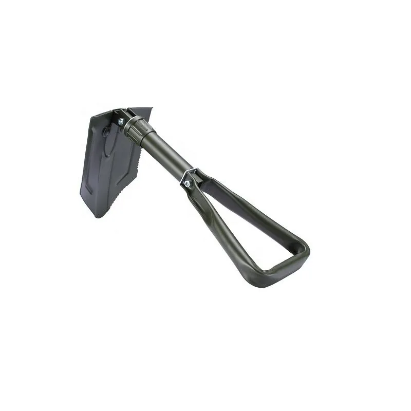 305 Folding Survival Shovel with Pickaxe — Silver view 2