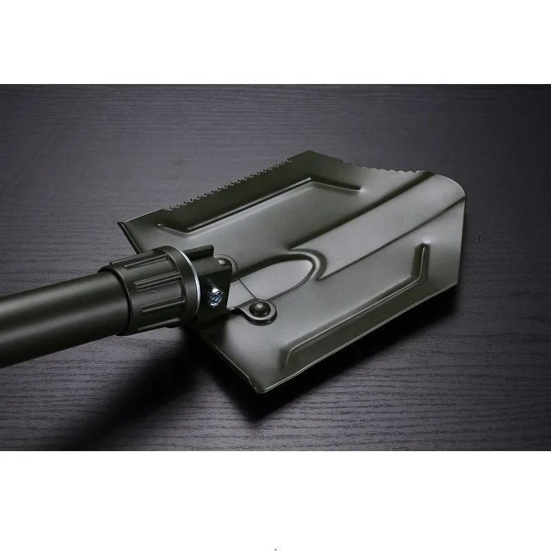 305 Folding Survival Shovel with Pickaxe — Silver view 3