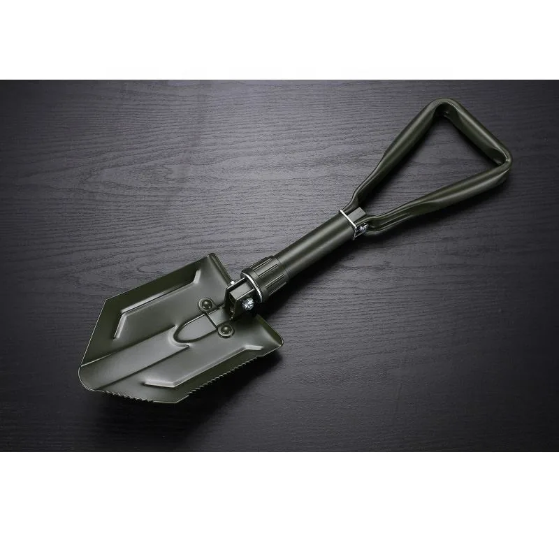305 Folding Survival Shovel with Pickaxe — Silver view 4