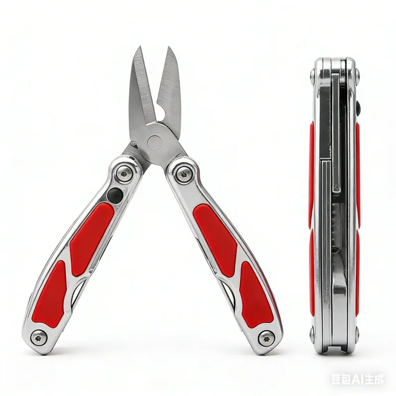 Portable EDC Multi-Tool Stainless Steel — Black — Survival & Outdoor Tools