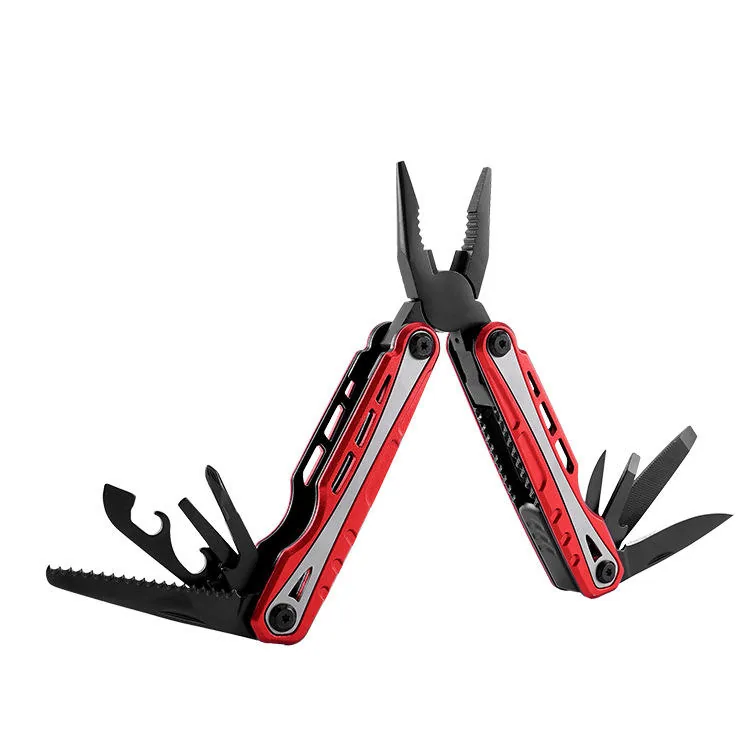 12-in-1 Aluminum Handle Tactical Multi-Tool — Black view 3
