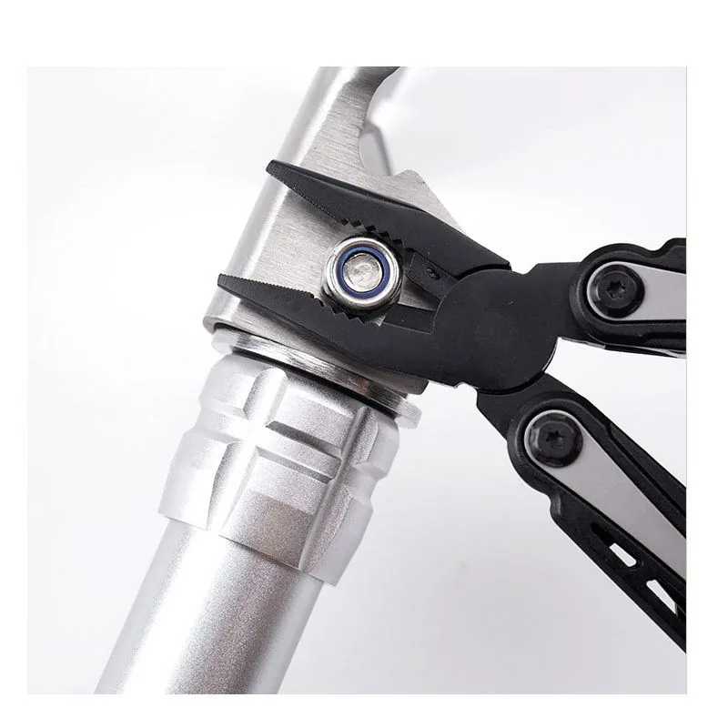 12-in-1 Aluminum Handle Tactical Multi-Tool — Black view 4