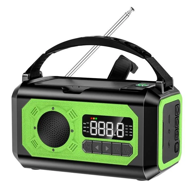 Hand Crank Power Generator Emergency — Black — Survival & Outdoor Tools