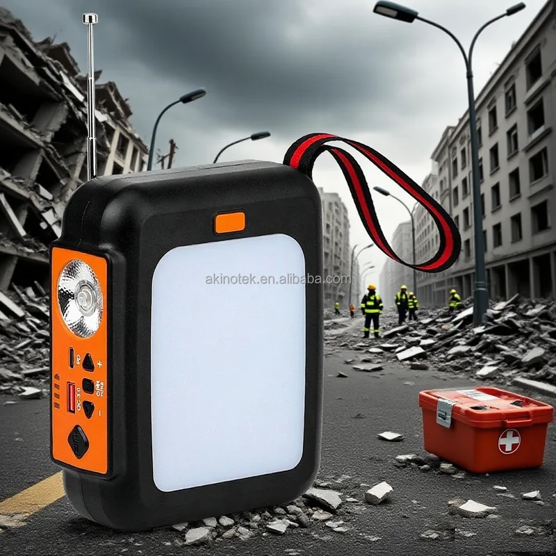 Hand Crank Power Bank 20000mAh — Black view 5
