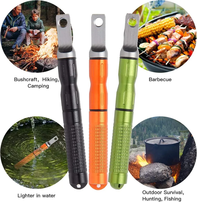Magnesium Fire Starter Kit — Black view 6