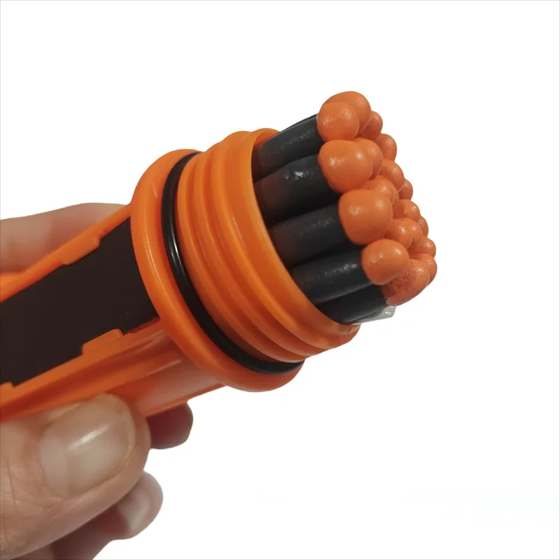 Waterproof Windproof Candle Matches 50mm — Orange view 3